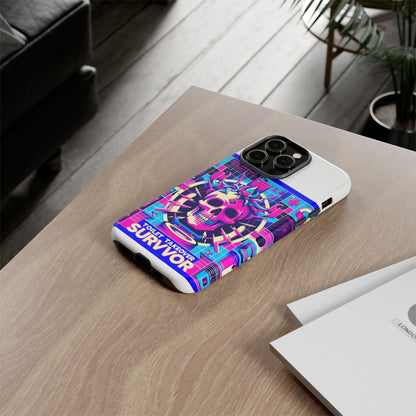 Toilet Takeover Survivor 3D Wrap Protective Phone Case for Anime and Comic Fans, Shock Absorbing TPU Silicone, UV Protected, Stylish Design, Gift for Birthdays and Holidays