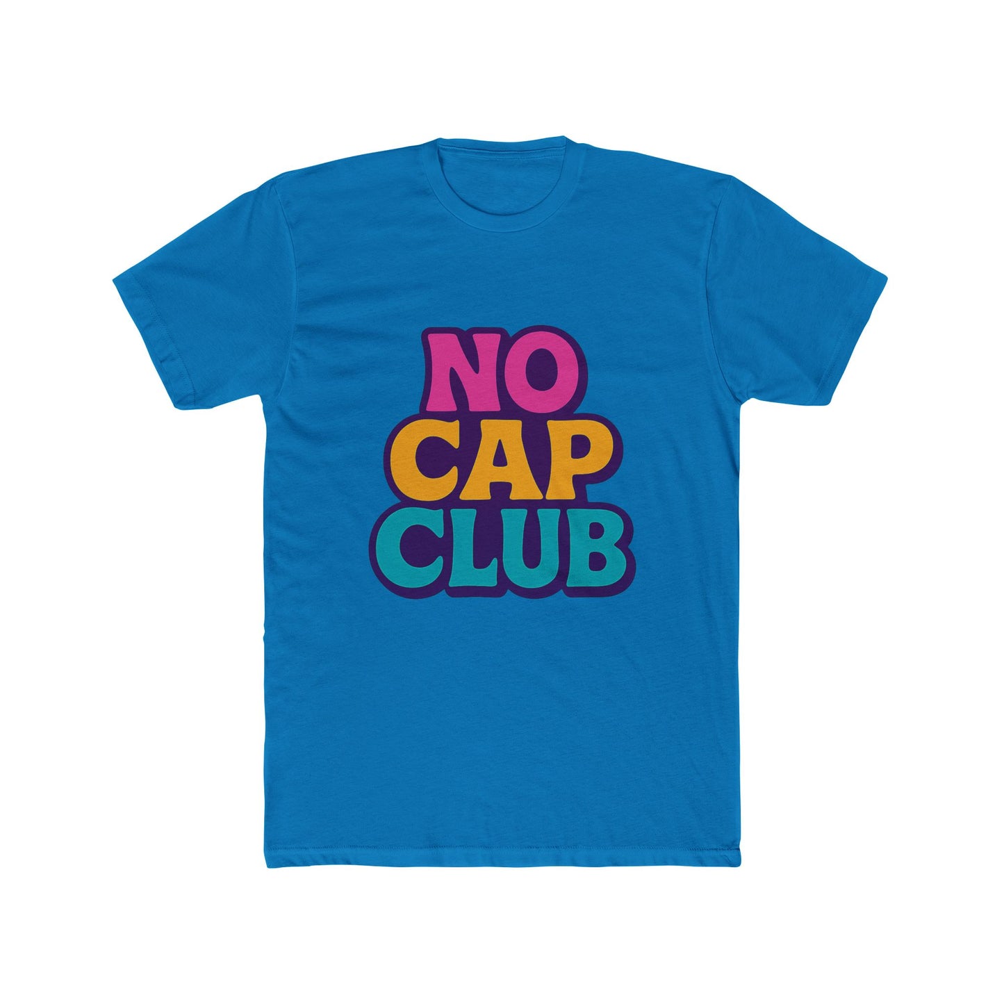 no cap club unisex t-shirt - multicolor meme graphic tee for casual wear, fun & trendy fashion