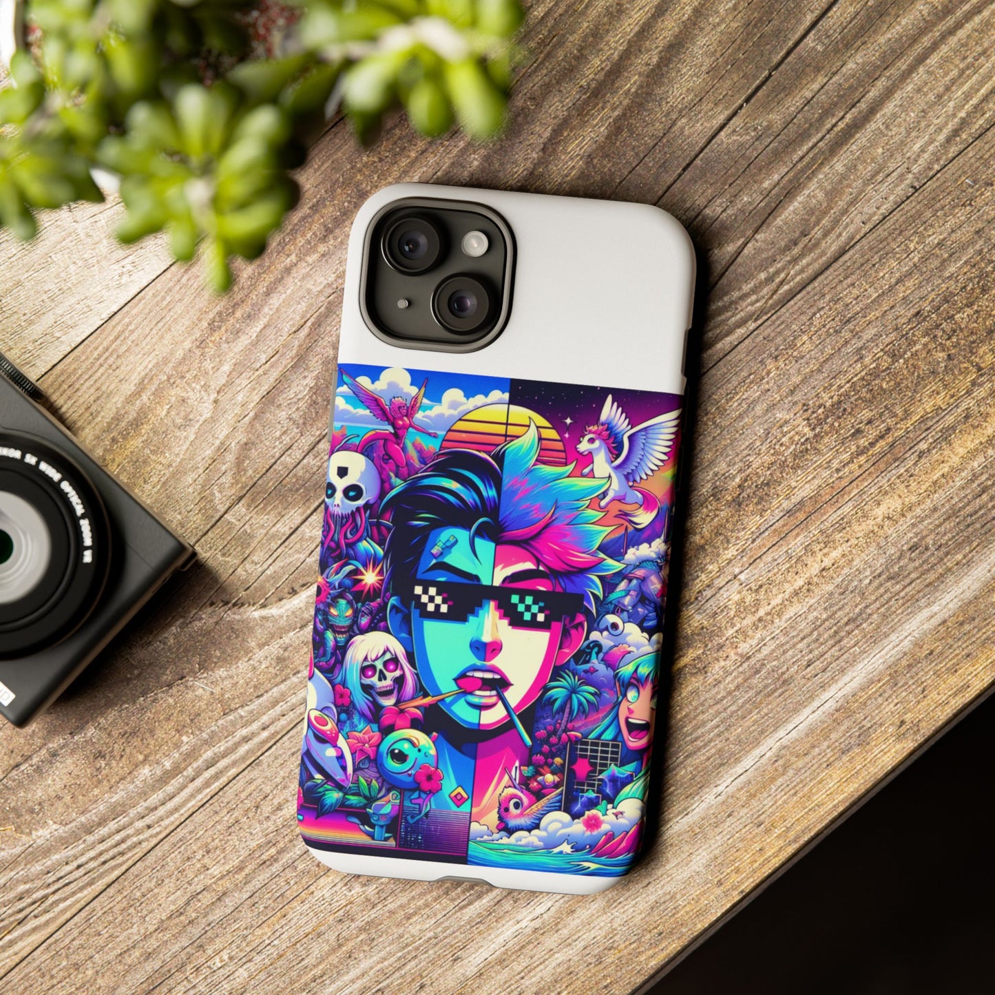 skibidi on sight protective phone case for anime lovers