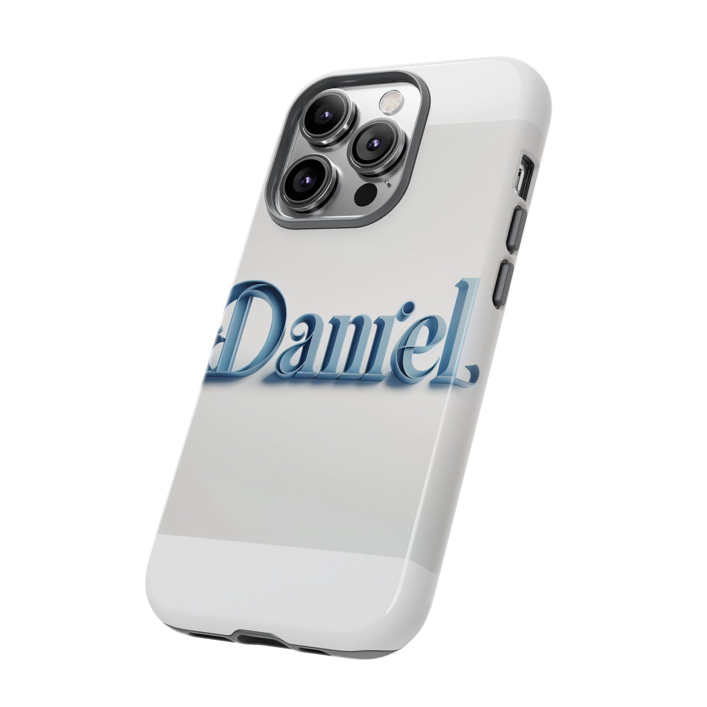 vibrant 3d wrap protective phone case in blue lettering stylish design for unique accessory lovers compatible with iphone 13, 14, 15 & 16 – all models including pro, pro max & plus