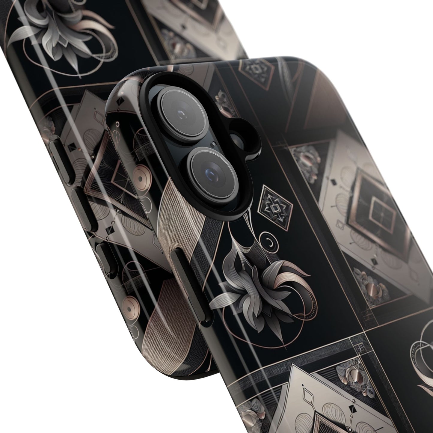 blackpattern image 4 vibrant 3d phone case for android and iphone with bold anime-inspired art, shockproof finish, compatible with iphone 13-16 pro max