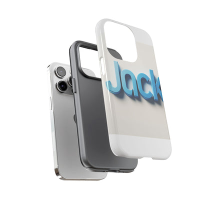 Vibrant Blue 3D Text Phone Case for Stylish Protection, Unique Retro Design for Men and Women, Compatible with iPhone 13, 14, 15 & 16 – all models including Pro, Pro Max & Plus