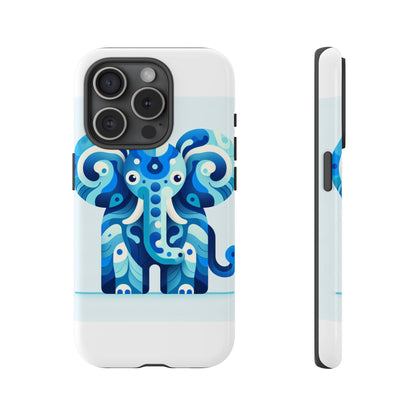 Vibrant 3D Protective Phone Case with Artistic Elephant Design for Unique Expression Compatible with iPhone 13, 14, 15 & 16 – All Models Including Pro, Pro Max & Plus
