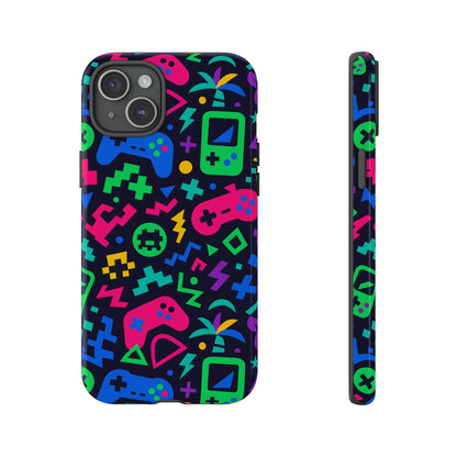Vibrant 3D Gaming Design Protective Phone Case for Creative Expression and Stylish Protection, Compatible with iPhone 13, 14, 15 & 16 – all models including Pro, Pro Max & Plus