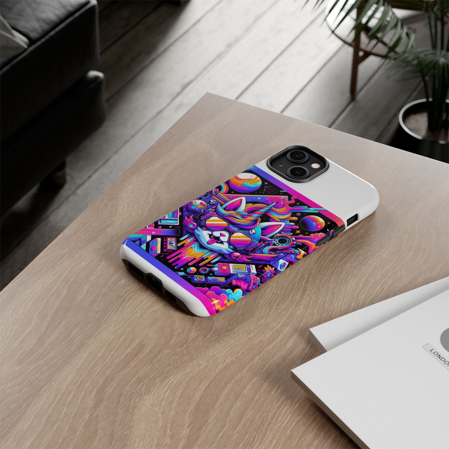 rizzed up and ready protective phone case for anime lovers