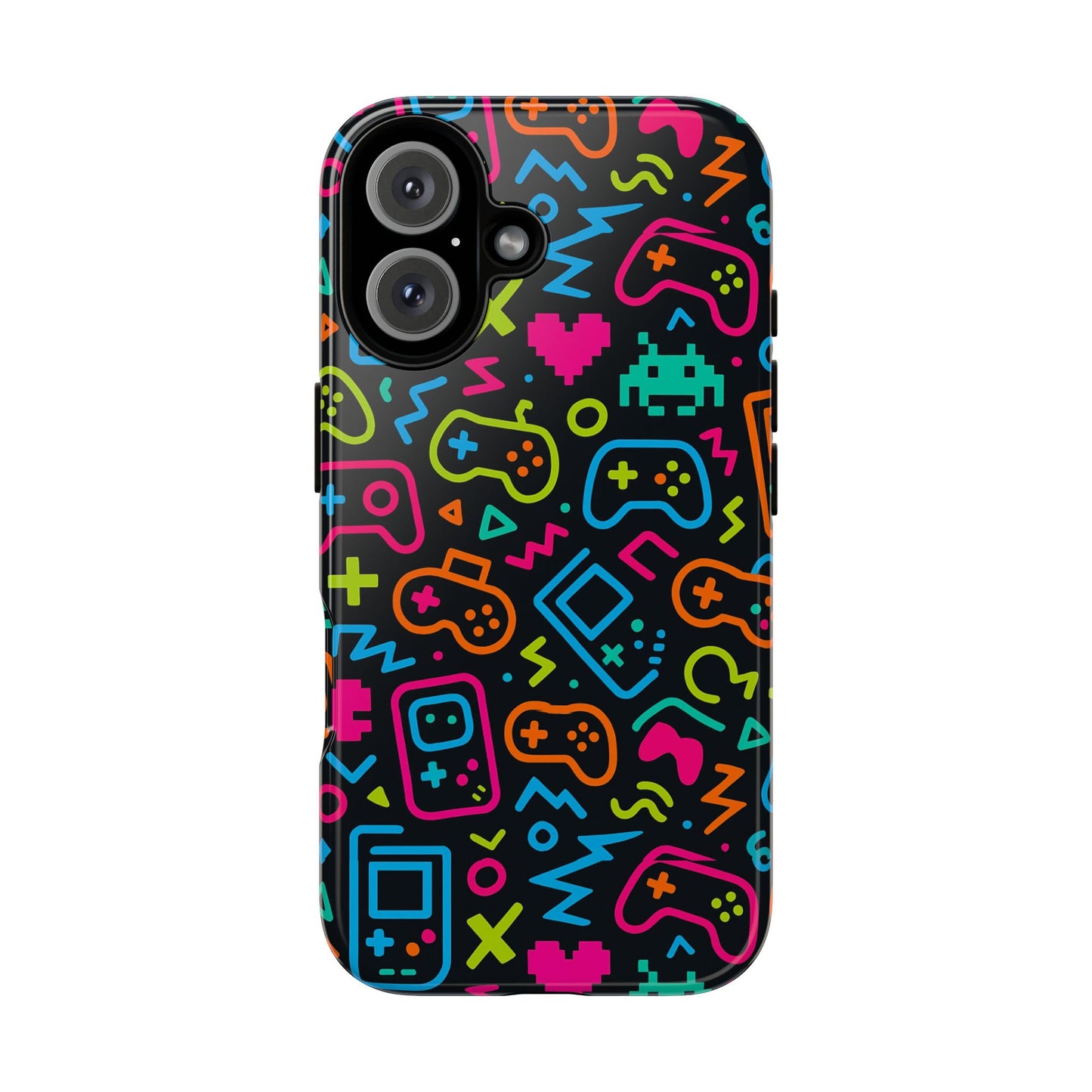 multicolour 3d wrap protective phone case with unique gaming design for men and women – stylish mobile protection compatible with iphone 13, 14, 15 & 16 – all models including pro, pro max & plus