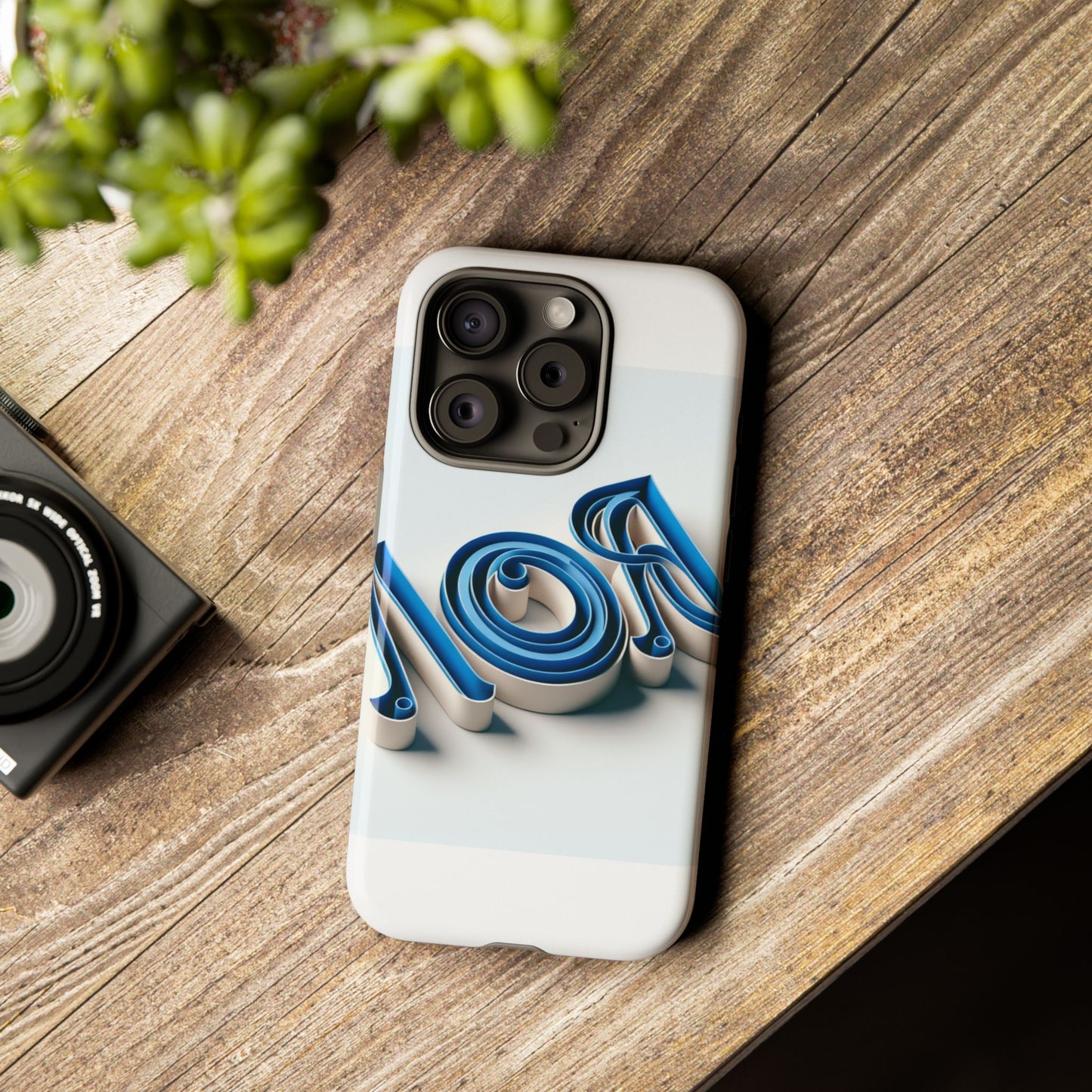 vibrant 3d wrap phone case in blue for stylish protection and self-expression compatible with iphone 13, 14, 15 & 16 – all models including pro, pro max & plus