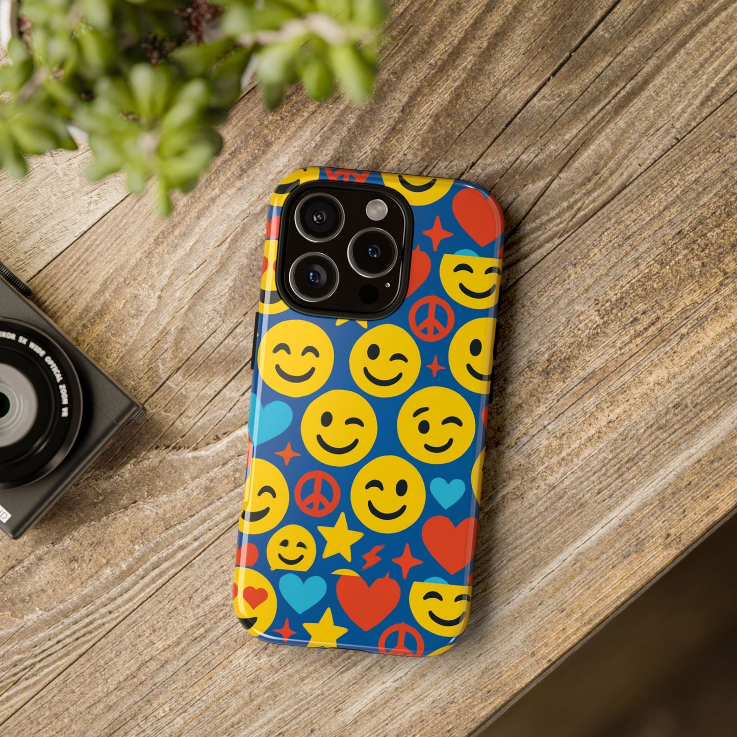 vibrant 3d emoji protective phone case for kids and adults – fun multicolour design for stylish protection compatible with iphone 13, 14, 15 & 16 – all models including pro, pro max & plus