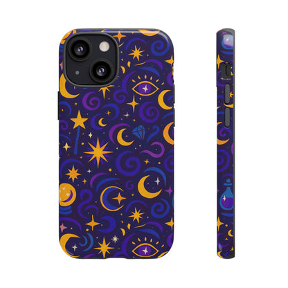 Vibrant 3D Cosmic Design Phone Case for Stylish Protection with Multicolour Stars and Swirls Compatible with iPhone 13, 14, 15 & 16 – All Models Including Pro, Pro Max & Plus