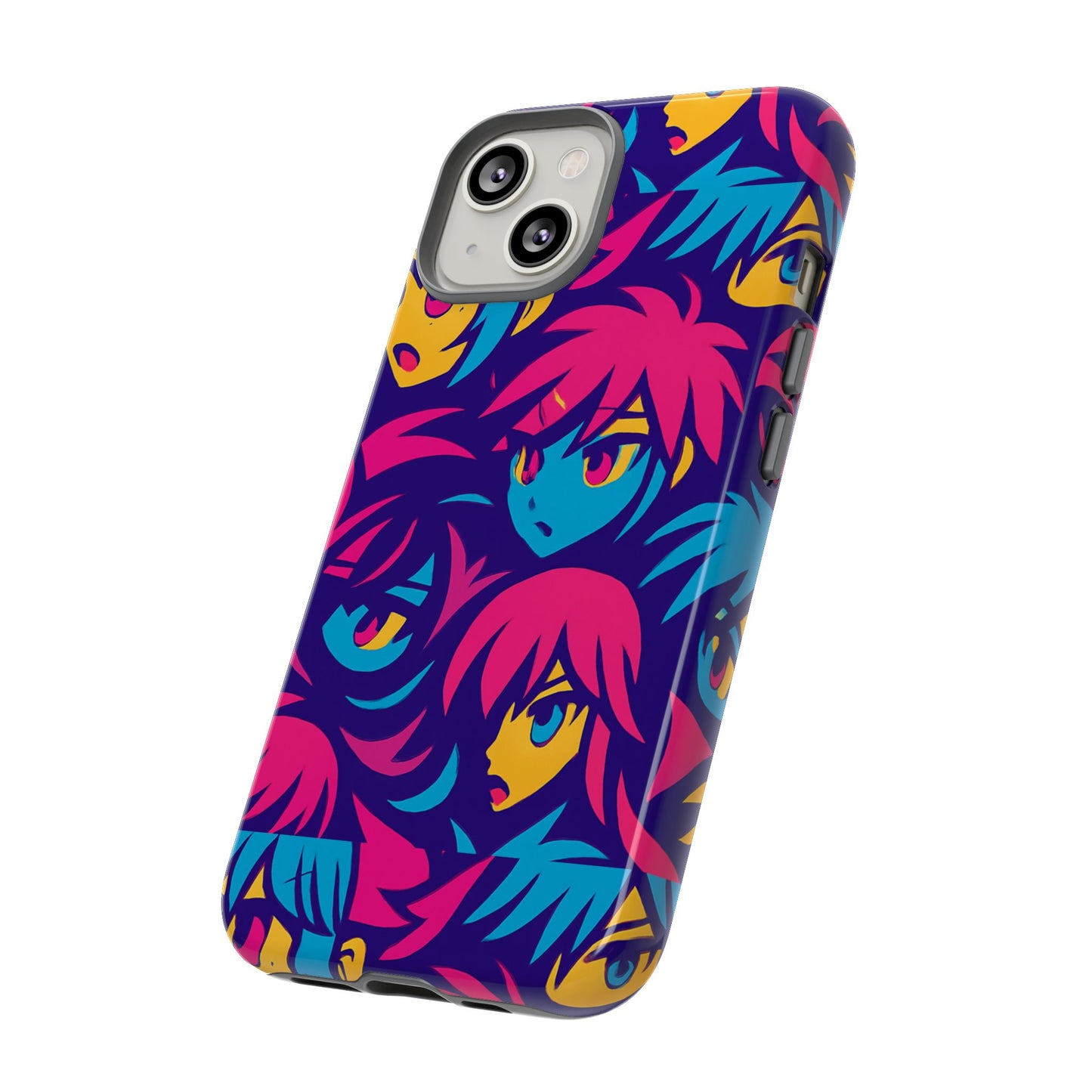 vibrant 3d anime phone case with retro design for stylish protection – unique accessory for self-expression compatible with iphone 13, 14, 15 & 16 – all models including pro, pro max & plus