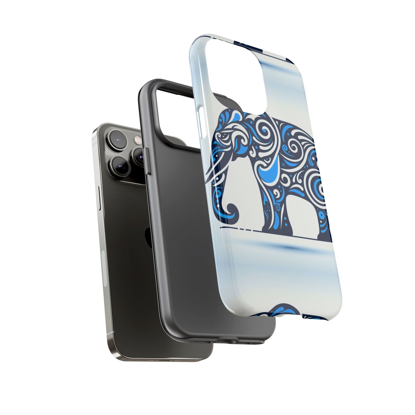 blue animal create 14 3d wrap protective phone case for smartphones with vivid anime and comic-inspired design uv protected shock absorbing durable tpu cover for tech enthusiasts and gift ideas