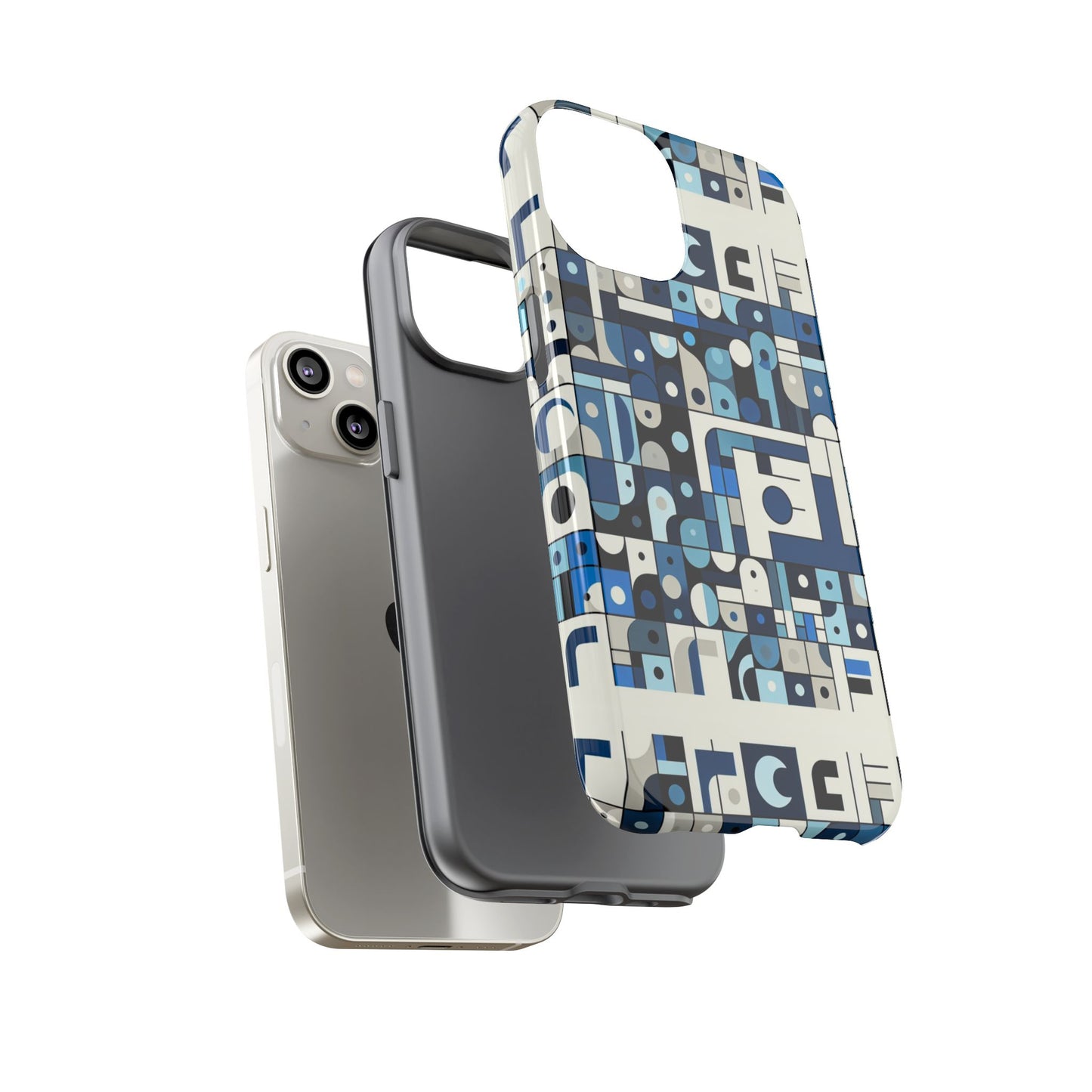 blue alphabet f letter phone case for smartphones, durable shockproof tpu cover with vivid 3d wrap design for tech enthusiasts and anime fans