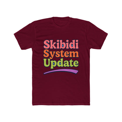 Skibidi System Update Meme Multicolor Unisex T-Shirt - Funny Graphic Tee for All Ages