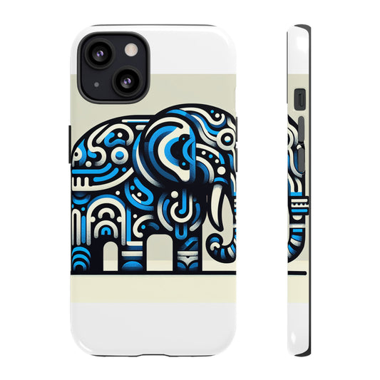 Vibrant 3D Elephant Design Protective Phone Case for Stylish Protection Compatible with iPhone 13, 14, 15 & 16 – all models including Pro, Pro Max & Plus
