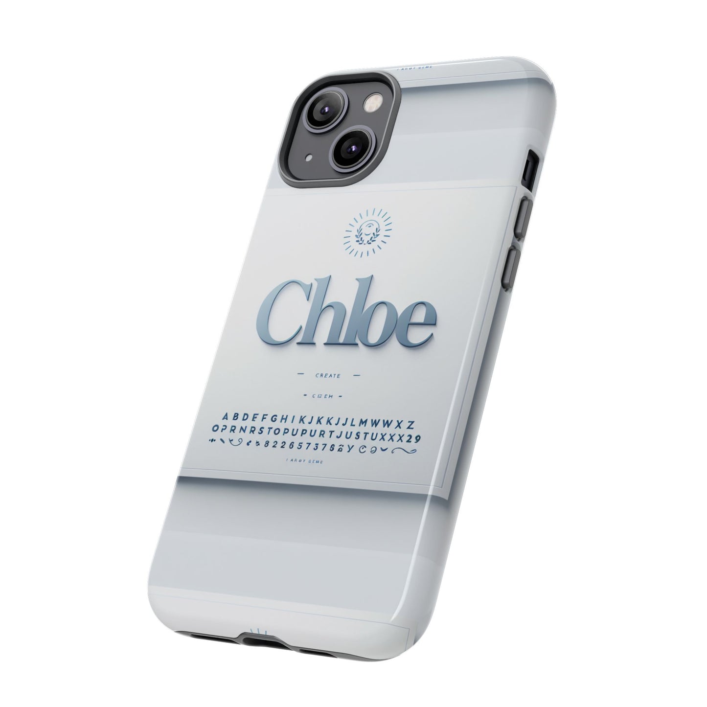 chloe blue phone case with 3d wrap design for iphone and android - shockproof protective cover with vivid anime and comic inspired artwork for style and safety