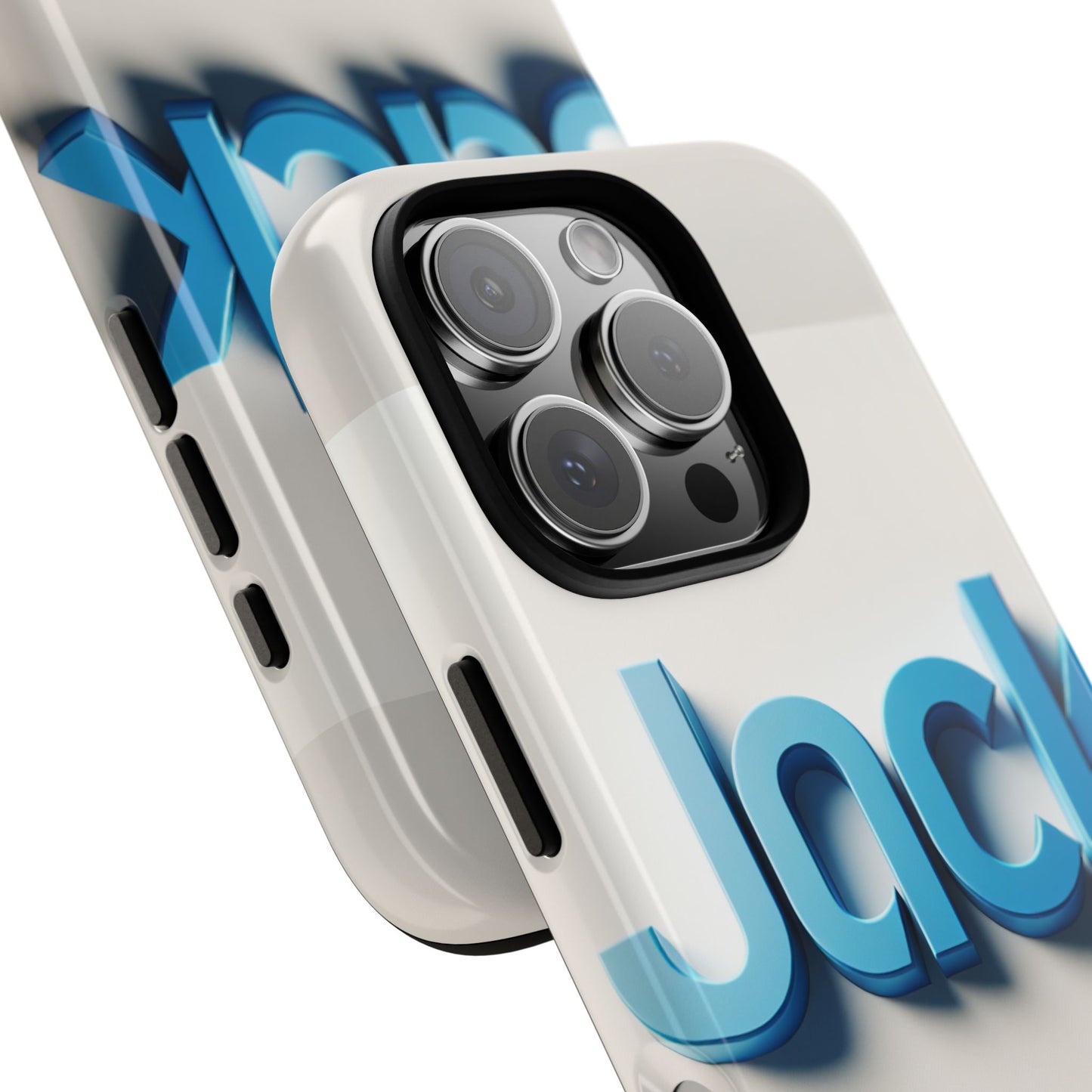 name jack blue anime comic style 3d wrap protective phone case for men women shock absorption durable tpu cover