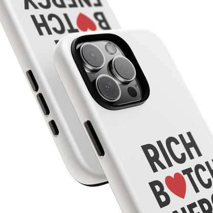 Rich Bitch Energy Phone Case - Tough, Stylish Protection for Confident Individuals