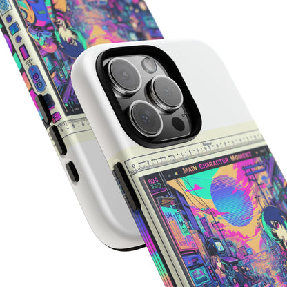 Main Character Moment Protective Phone Case, 3D Wrap Design, Durable TPU Silicone, UV Protected, Anime and Comic Inspired, Unique Gift for Tech Enthusiasts