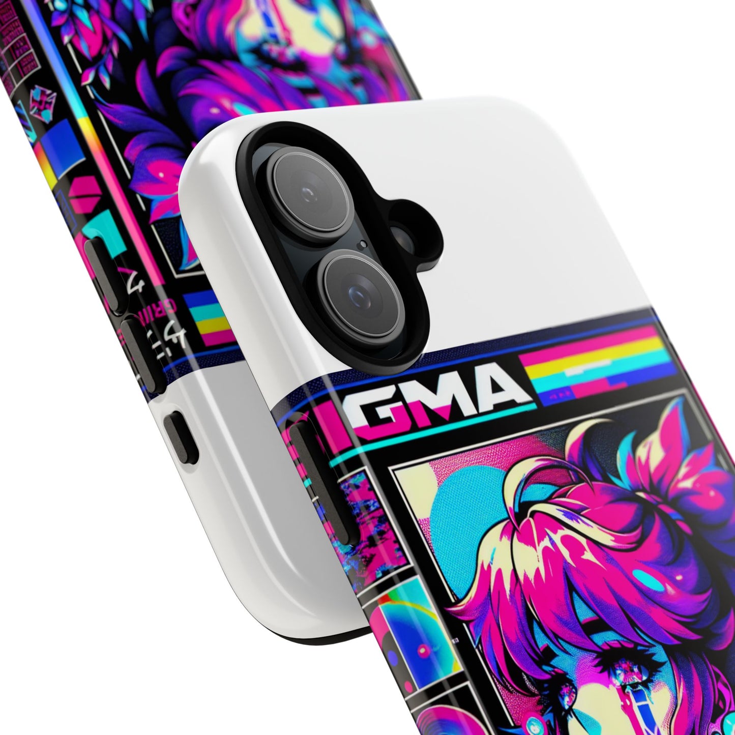 sigma grindset 3d wrap protective phone case for anime lovers, durable shock absorption, uv protected, stylish accessory for unique self-expression