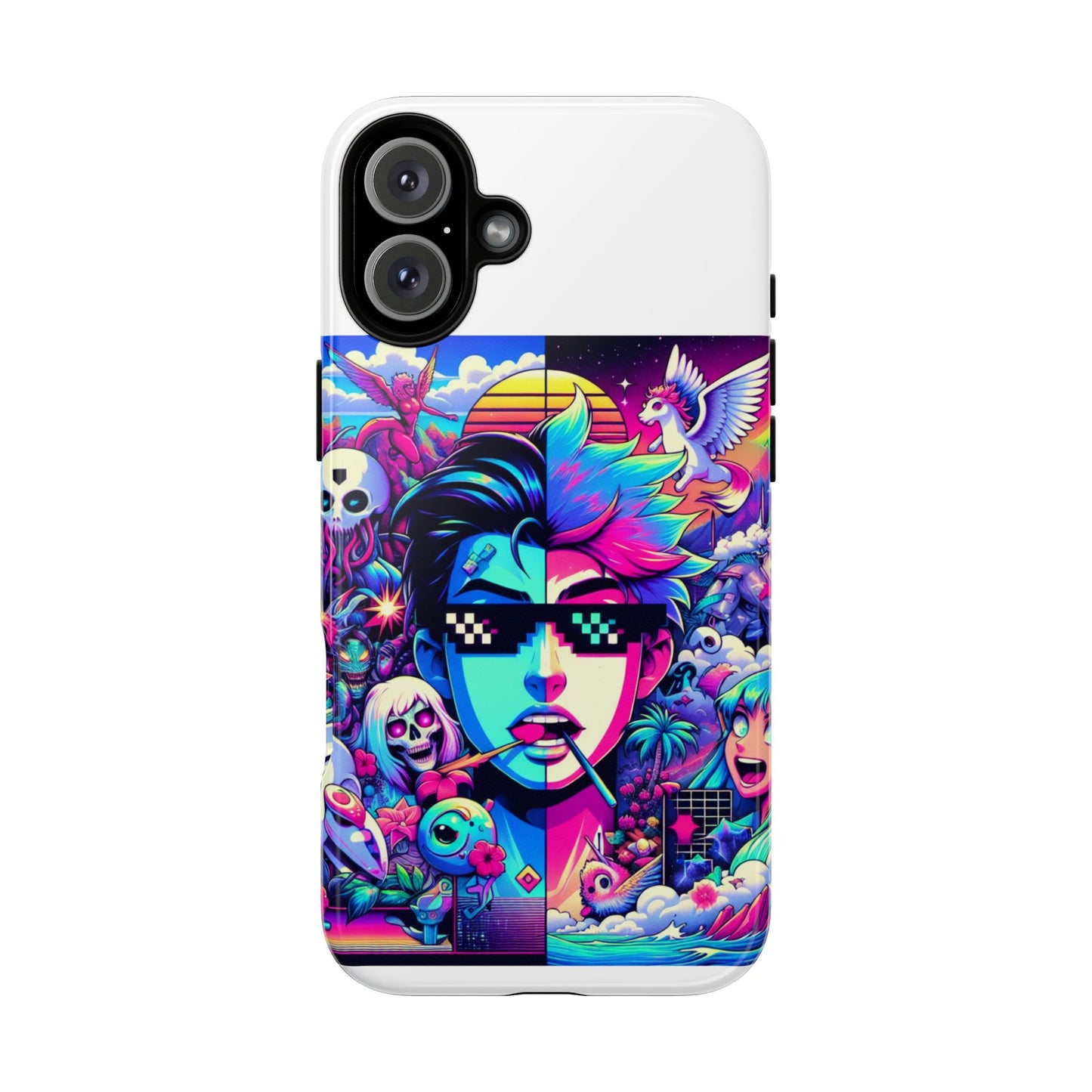 skibidi on sight protective phone case for anime lovers