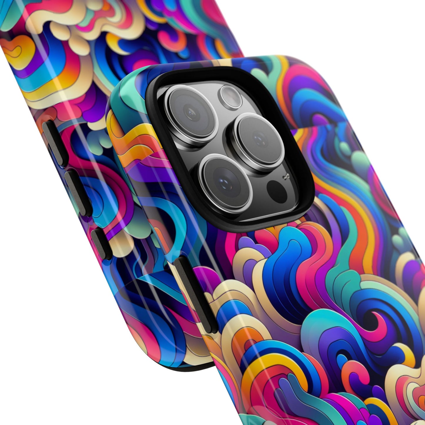 pattern image 9 vibrant 3d phone case for anime and comic fans compatible with iphone 13, 14, 15 & 16 – all models including pro, pro max & plus