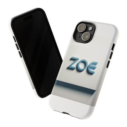 Vibrant 3D Lettering Phone Case in Blue Design for Stylish Protection Compatible with iPhone 13, 14, 15 & 16 – all models including Pro, Pro Max & Plus