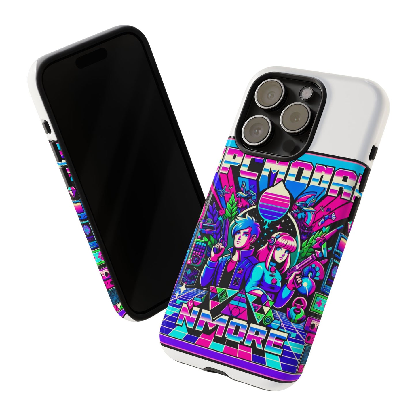 npc no more 3d wrap protective phone case for anime lovers