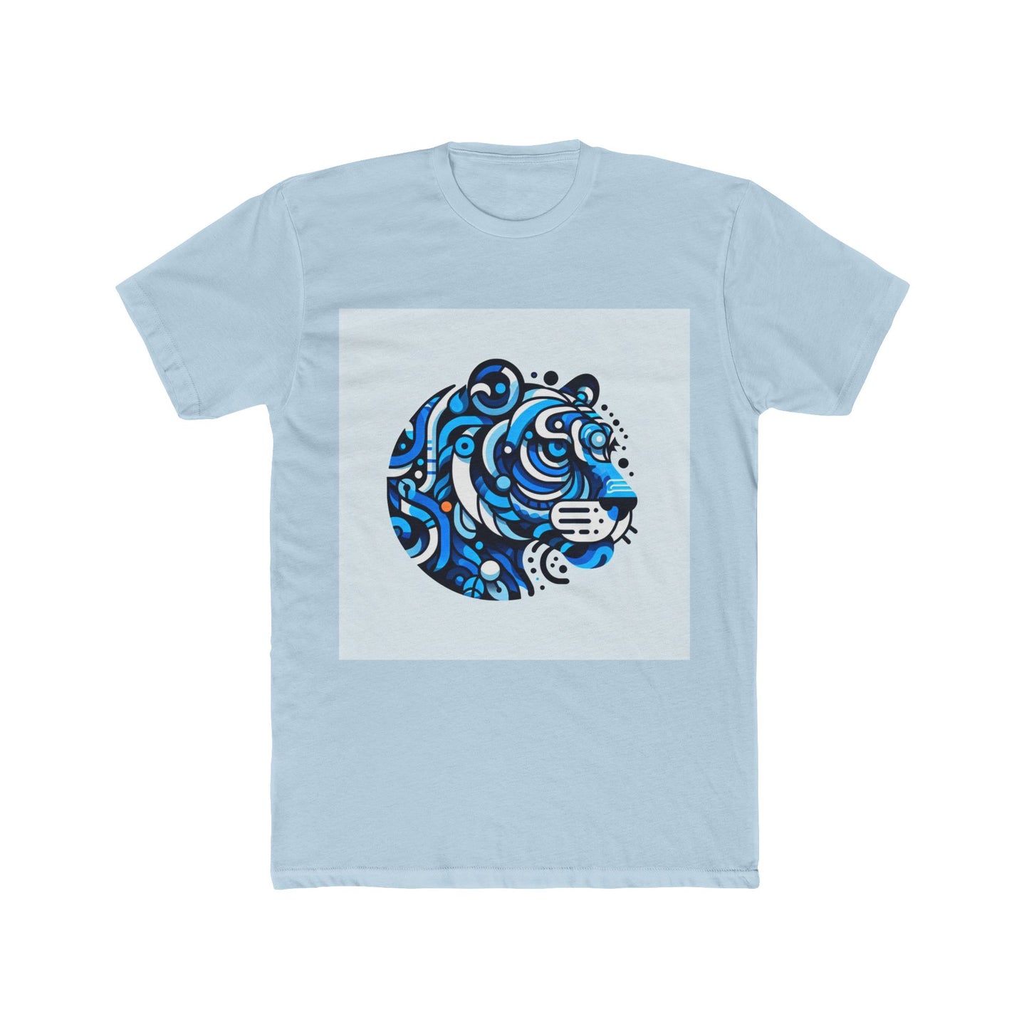 unisex t-shirt with blue animal graphic – trendy 22 design, stylish & comfortable tee for fashion-forward men & women
