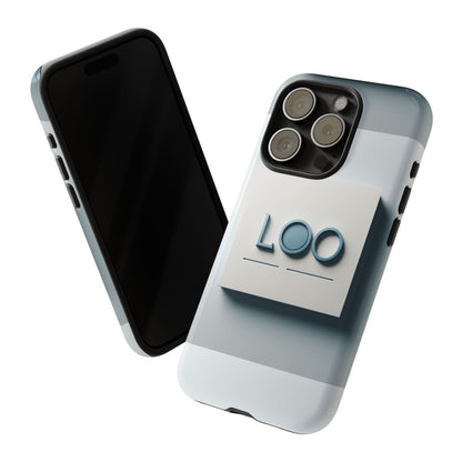 Leo Blue Anime Retro Comic Style Shockproof Phone Case for Men and Women with Vibrant 3D Wrap Design