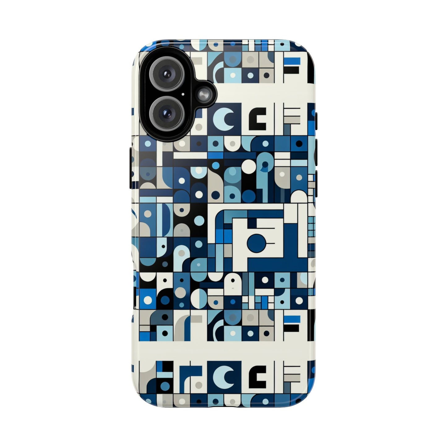 blue alphabet f letter phone case for smartphones, durable shockproof tpu cover with vivid 3d wrap design for tech enthusiasts and anime fans