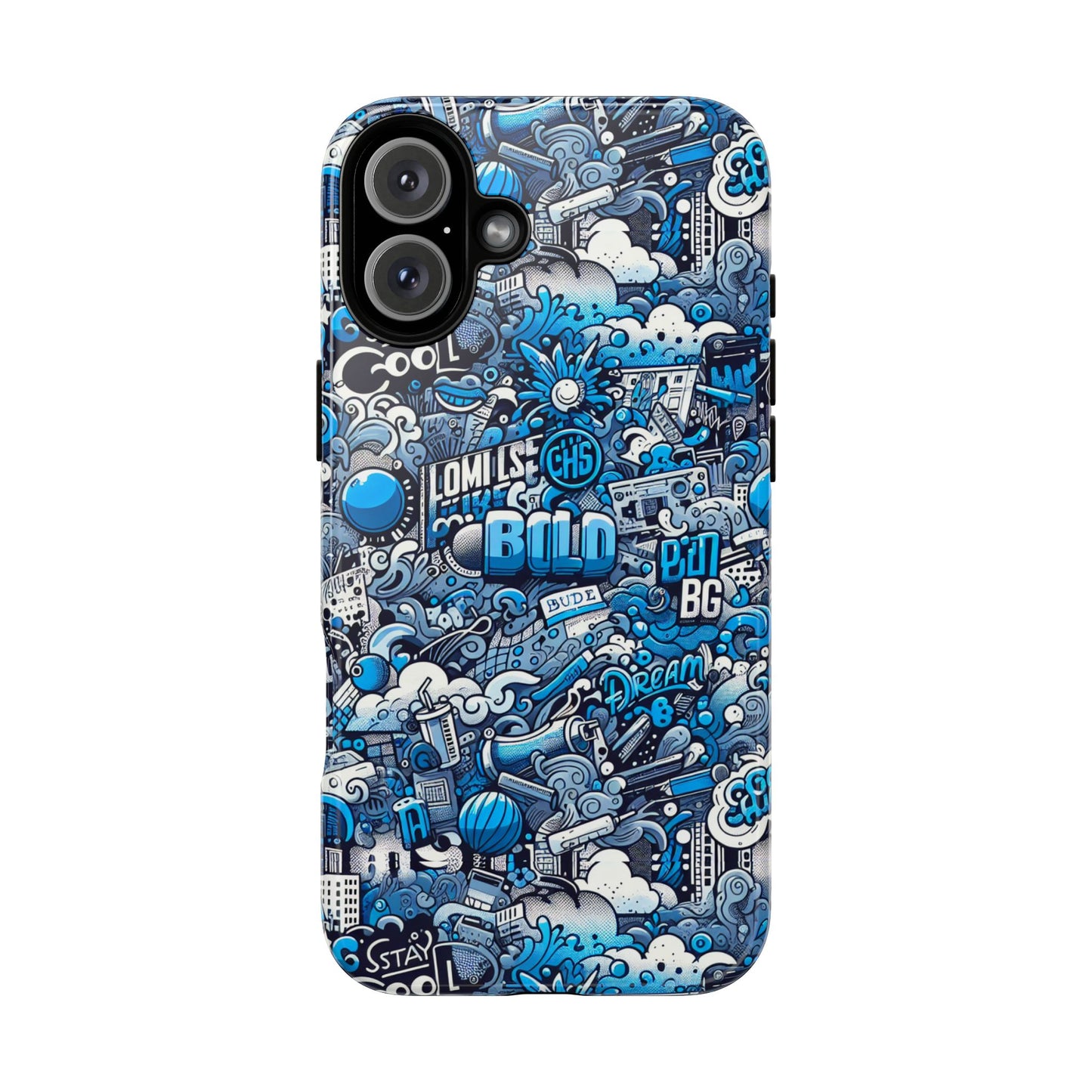 cartoon 3d wrap protective phone case in vibrant blue for stylish protection and self-expression compatible with iphone 13, 14, 15 & 16 – all models including pro, pro max & plus
