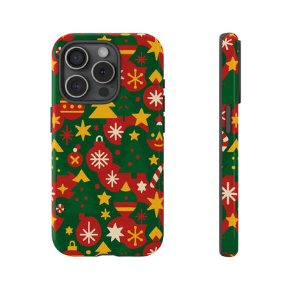Vibrant Christmas Phone Case with Festive 3D Wrap Design – Colourful Holiday Protective Cover Compatible with iPhone 13, 14, 15 & 16 – All Models Including Pro, Pro Max & Plus