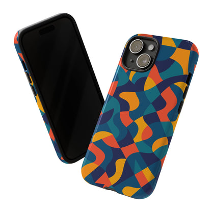 Vibrant Multicolour Abstract Phone Case for Stylish Protection Compatible with iPhone 13, 14, 15 & 16 – All Models Including Pro, Pro Max & Plus