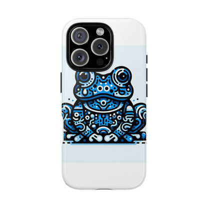Vibrant 3D Blue Animal Print Protective Phone Case for Bold Individuals – Stylish Protection Compatible with iPhone 13, 14, 15 & 16 – All Models Including Pro, Pro Max & Plus