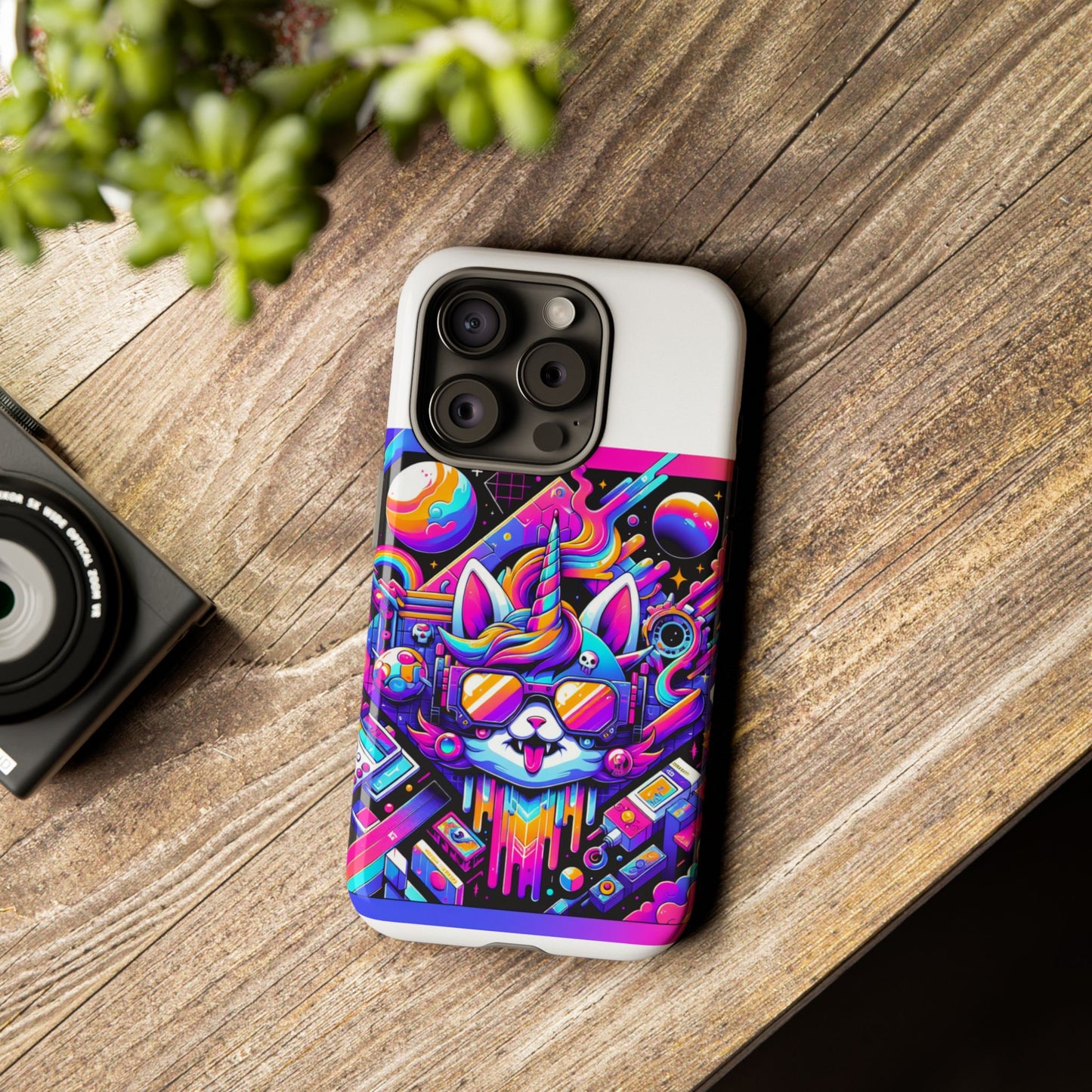 rizzed up and ready protective phone case for anime lovers