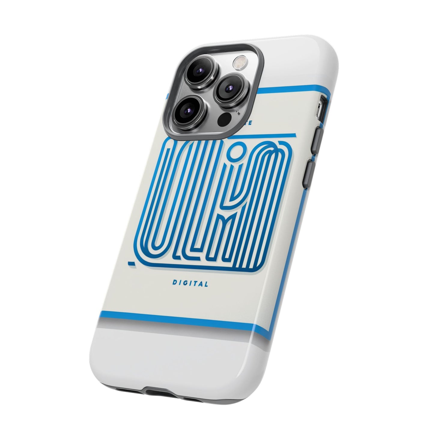 vibrant 3d wrap phone case in blue alphabet design for stylish protection compatible with iphone 13, 14, 15 & 16 – all models including pro, pro max & plus