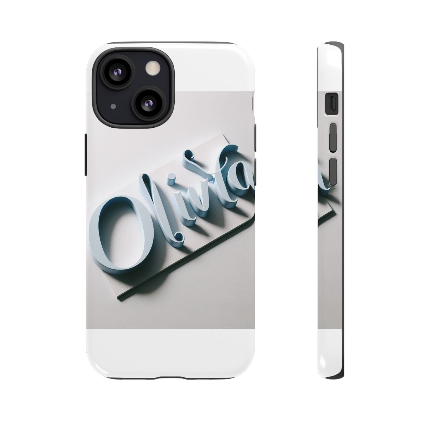 vibrant 3d blue name phone case for stylish protection – unique accessory for self-expression compatible with iphone 13, 14, 15 & 16 – all models including pro, pro max & plus