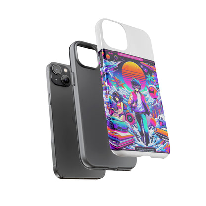 Skibidiverse Traveller Protective Phone Case with 3D Wrap Design, Durable UV Protection, Shock Absorption for Anime and Comic Culture Fans