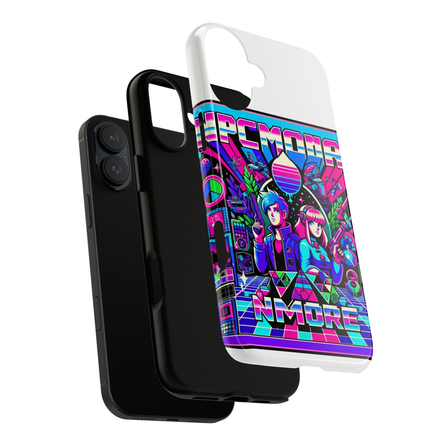 npc no more 3d wrap protective phone case for anime lovers