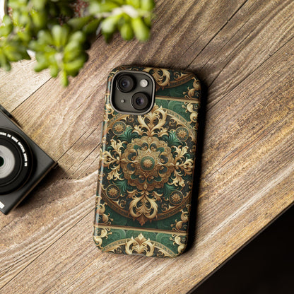 Pattern Image 2 Vibrant Comic Style Phone Case for Men and Women with Ornate Baroque Design Compatible with iPhone 13, 14, 15 & 16 – all models including Pro, Pro Max & Plus