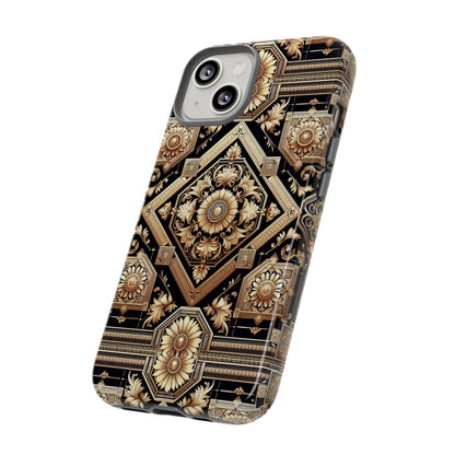 Pattern Image 1 Vibrant Shockproof Phone Case for Anime and Comic Fans, Retro Baroque Style, Durable Finish, Compatible with iPhone 13, 14, 15 & 16 – all models including Pro, Pro Max & Plus