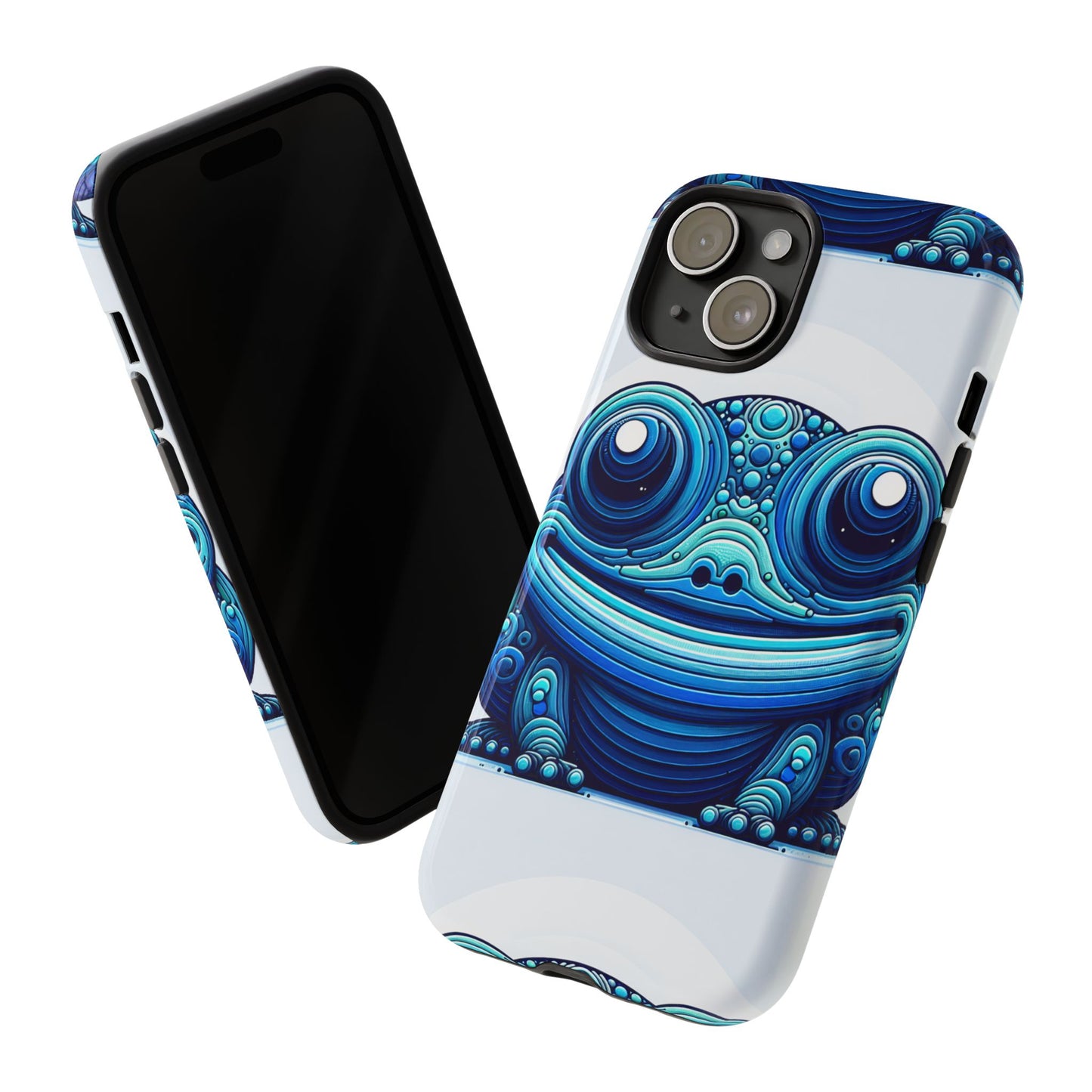 cool blue animal create 4 3d wrap protective phone case for smartphones with vibrant animal design and shock absorption