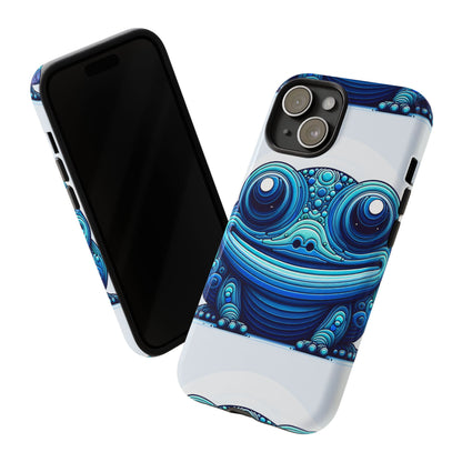 Cool Blue Animal Create 4 3D Wrap Protective Phone Case for Smartphones with Vibrant Animal Design and Shock Absorption