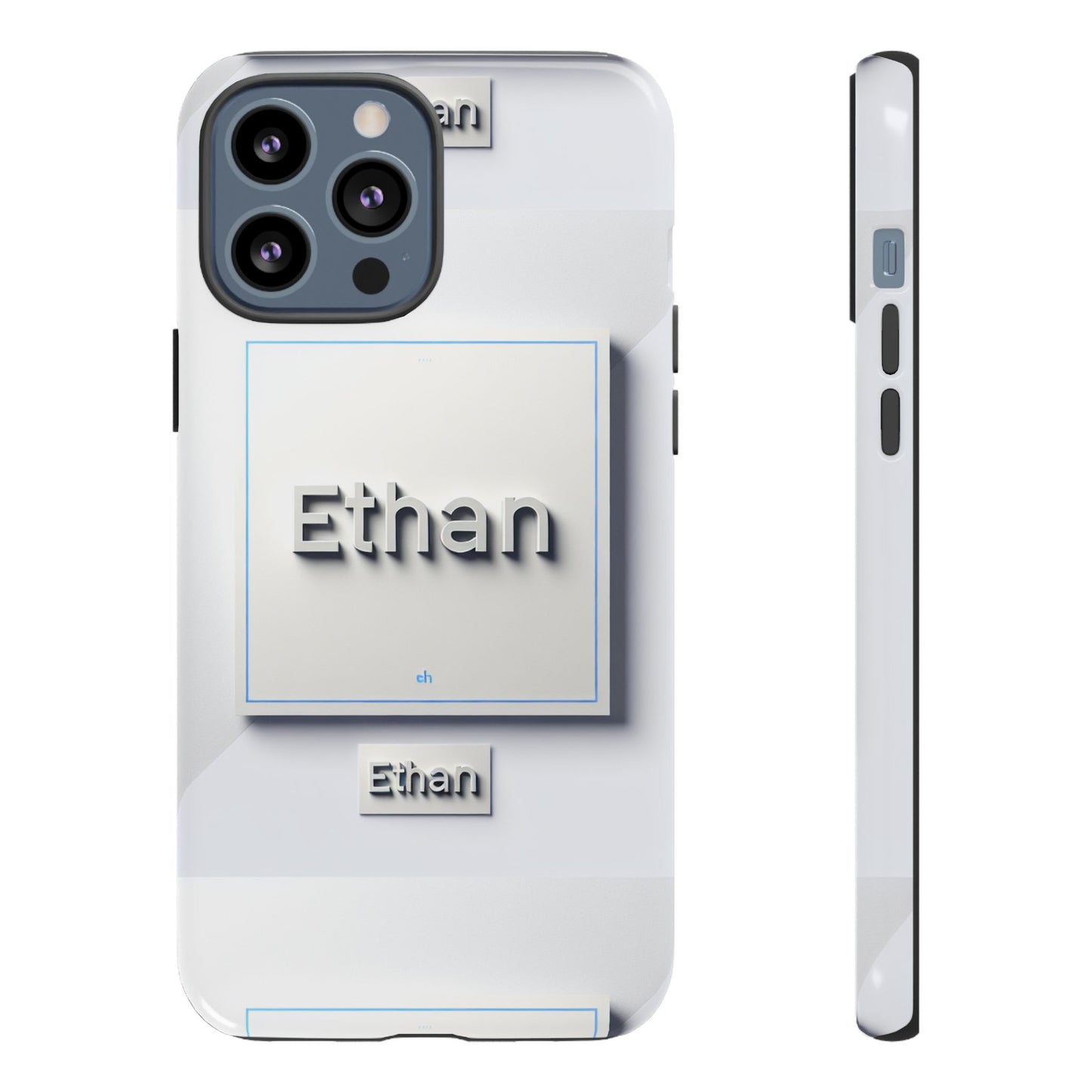 ethan blue 3d wrap phone case for men and women shock absorption durable silicone protective cover with vivid anime and comic design
