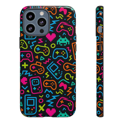 Multicolour 3D Wrap Protective Phone Case with Unique Gaming Design for Men and Women – Stylish Mobile Protection Compatible with iPhone 13, 14, 15 & 16 – All Models Including Pro, Pro Max & Plus