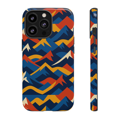 Vibrant 3D Mountain Design Protective Phone Case for Unique Accessory Lovers Compatible with iPhone 13, 14, 15 & 16 – all models including Pro, Pro Max & Plus