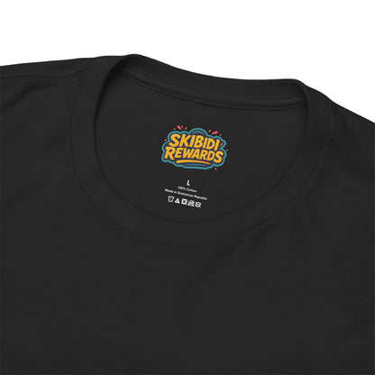 Certified Skibidi Rizz Unisex Heavy Cotton Tee – Trendy Graphic T-Shirt for Casual Wear, Fun Style, Comfortable Fit, Perfect Gift for Friends and Family