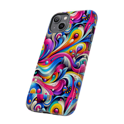 Pink Pattern Image 3 Phone Case with Vibrant 3D Wrap Design for Stylish Protection