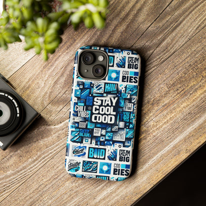 Vibrant 3D Wrap Protective Phone Case with Unique Blue Graphic Design for Trendy Individuals – Stylish Protection Compatible with iPhone 13, 14, 15 & 16 – All Models Including Pro, Pro Max & Plus