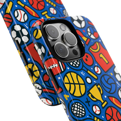 Vibrant Sports-Themed Protective Phone Case with 3D Design for Unique Style – Compatible with iPhone 13, 14, 15 & 16 – All Models Including Pro, Pro Max & Plus